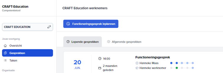 Competentietool - functioneringsgesprek